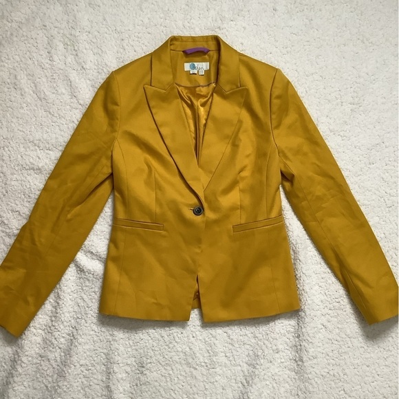 Boden Jackets & Blazers - Boden Yellow Blazer Size 4R